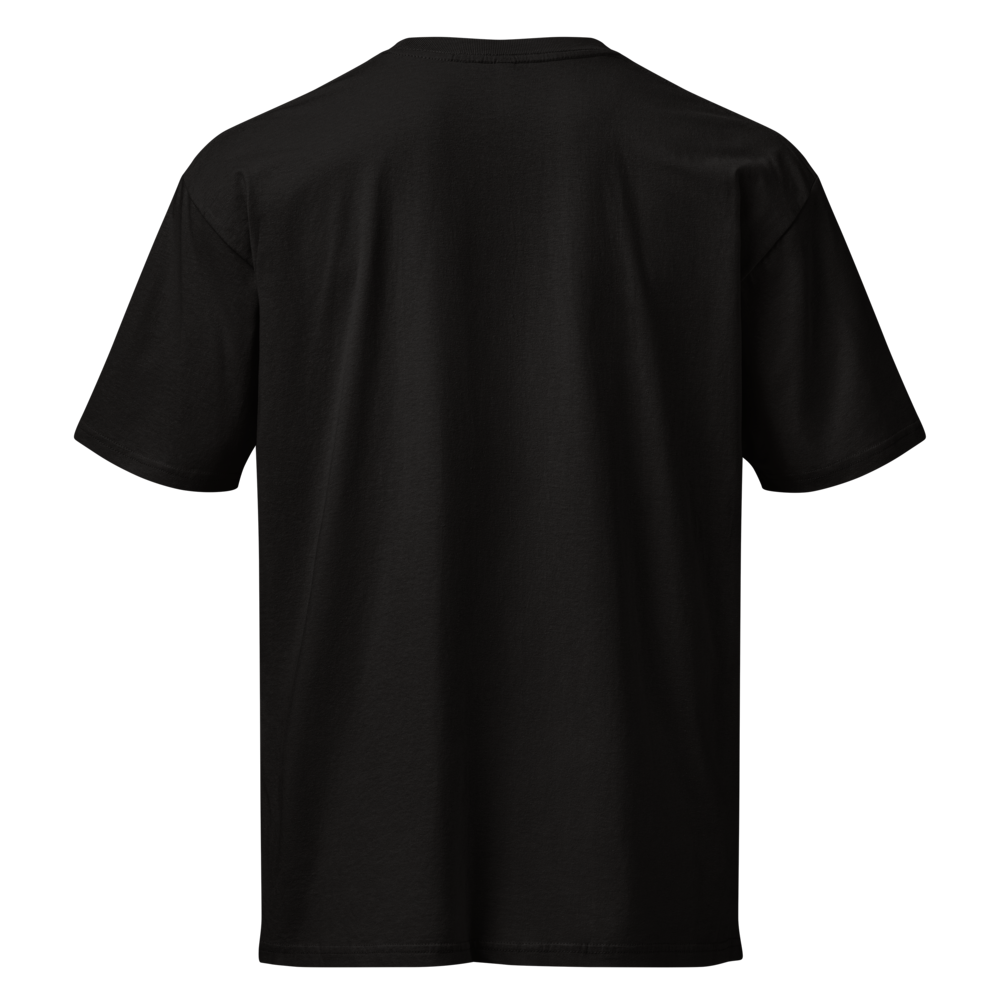 Statement Premium Cotton Tee—White Print