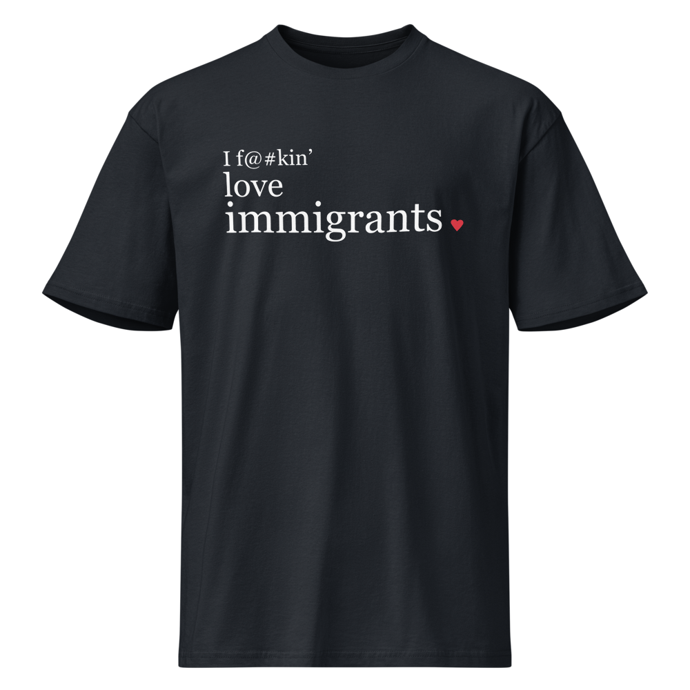 Statement Premium Cotton Tee—White Print